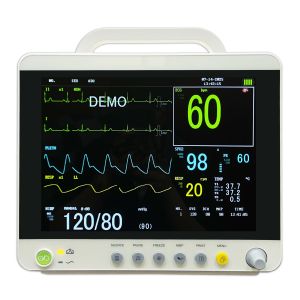 Multiparameter Electric Patient Monitor Medical Clinic Equipment Made of Durable Plastic