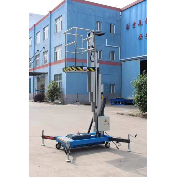 Aluminum Alloy Mobile Aerial Work Platform 6M Height 100KG Ewp Platform