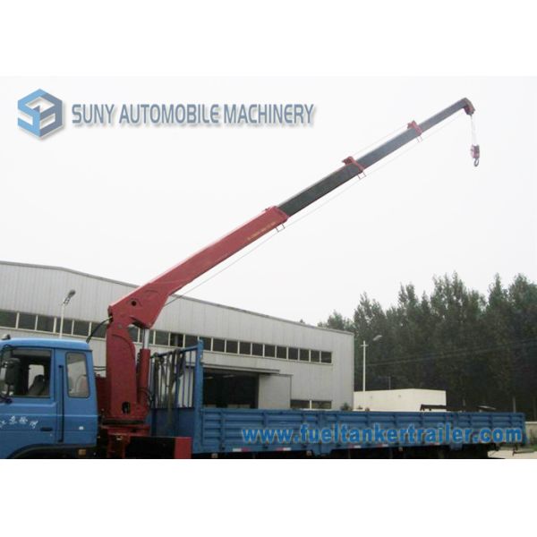 Telescopic Boom Crane Mounted Truck 6.3 Ton / 8 Ton With 360 Slewing Angle