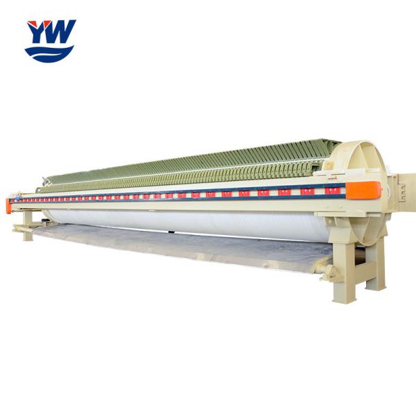 Automatic Plate Pulling High Pressure Round Plate Filter Press For Clay Sludge, Ceramic Sludge Dewatering