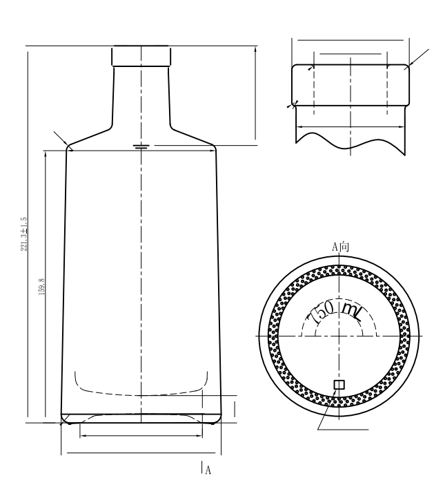 Пробочка естественной пробочки бутылки джина вакуума гальванизируя стеклянная синтетическая