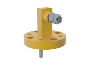 WR12 BJ740 Para 1.0mm Fêmea Guia de Ondas Para Adaptador Coax 60GHz ~ 90GHz