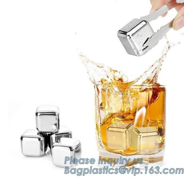 stainless steel whisky stones free sample reusable metal ice cubes, Stainless Steel Whiskey Chilling Rocks Ice Cube Whis