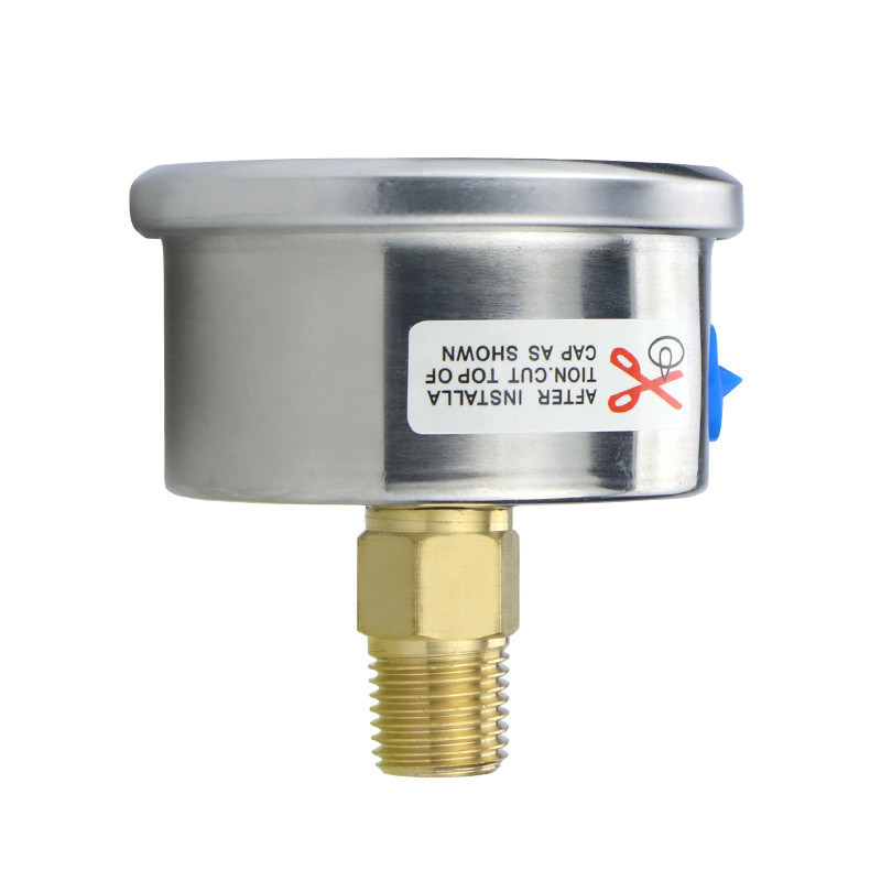 OEM Customized 2 51.5mm Stainless Steel Case Pressure Gauge with NPT1/8 Brass Thread Connection and 2.5% Precision