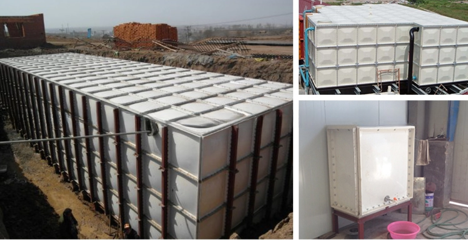 Производство новых прямоугольных резервуаров для хранения воды с сертификацией ISO9001