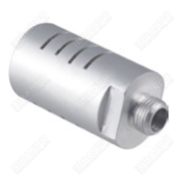 Регулируемый пневматический клапан дросселя со звукоглушителем спек бронзовое