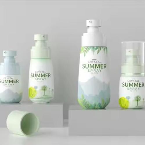 30ml 60ml 80ml 100ml PET PP Cosmetic Pump Bottle Custom Printed Wholesale (MC-415)