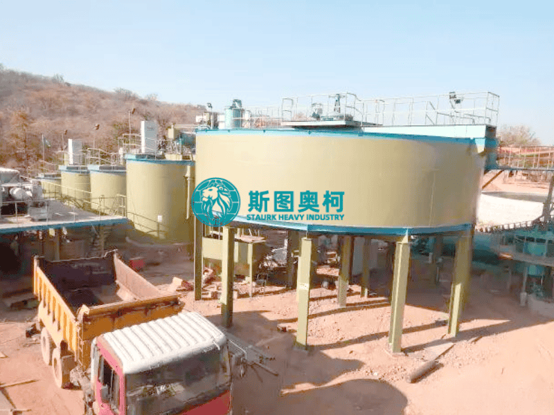 CIP CIL Gold Extraction System with 90-95% Gold Recovery Rate, 12-24 Hours Retention Time, and pH Range 10.5-11.5