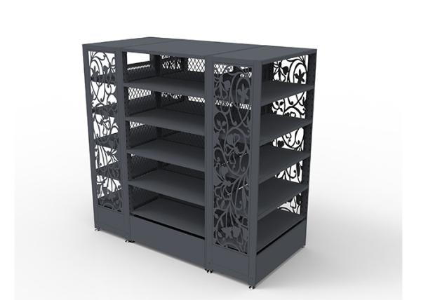150KG Capacity Supermarket Metal Shelves Corrosion Resistant CE Certification