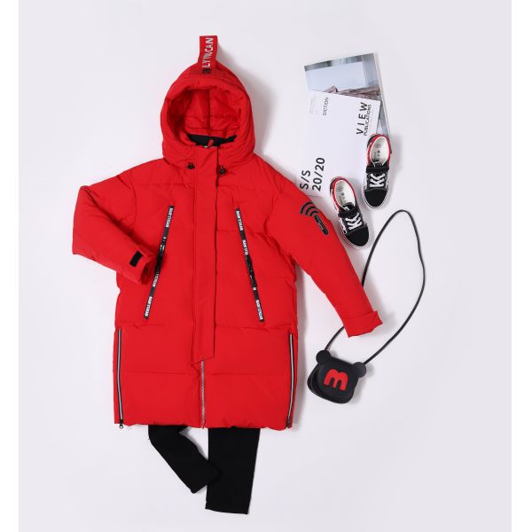 Designer Children'S Clothing Wholesale Outdoor Hooded Girl Coat High Quality Winter Duck Down Jacket