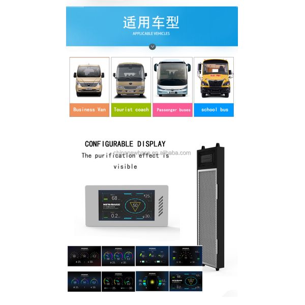 Remplacement de purificateur d'air de bus urbain automobile universel 24V ODM