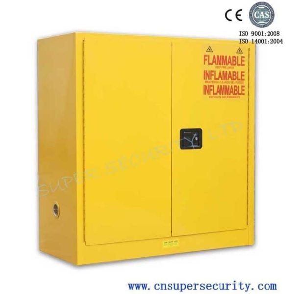 Шкаф хранения красных чернил краски химический на горючие жидкости 60 галлонов освобождает обязанности