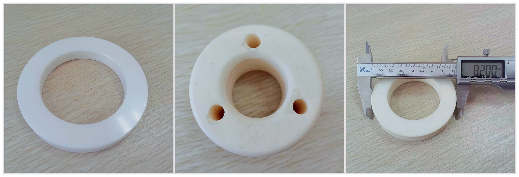 Wear Resistant 0.5um 1300HV Zirconia Ceramic Water Pump Seals Ring