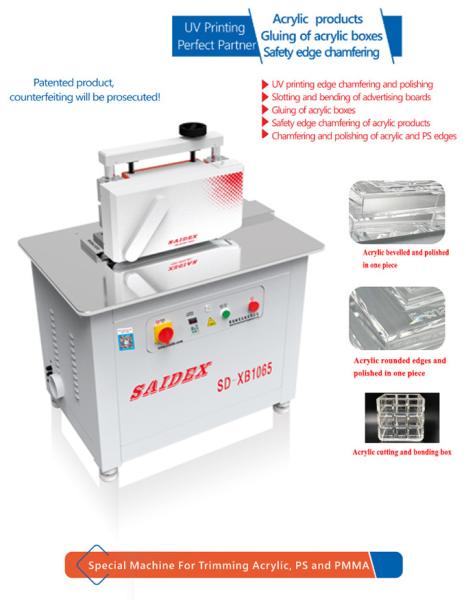 Acrylic Bevel 44.8 Degree For Display Bonding Box