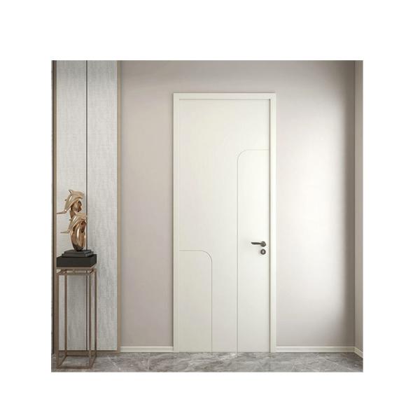 Soundproof Modern Entrance Doors Solid Exterior Main Pivot Wood