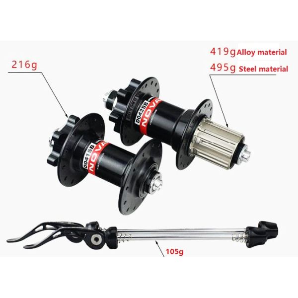 Novatec  Hubs D041SB&D042SB Disc Brake MTB  Alimunum&Steel Material24/28/32/36h Red Black White Silver Blue Gold Colors