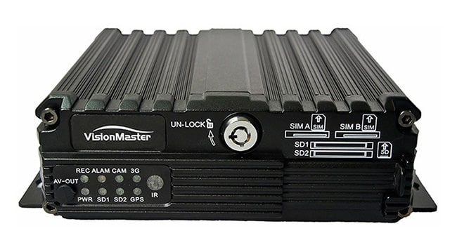 Входной сигнал сигнала тревоги 4 каналов черни 8 GPS мобильный DVR соединителя авиации Pin для автомобиля