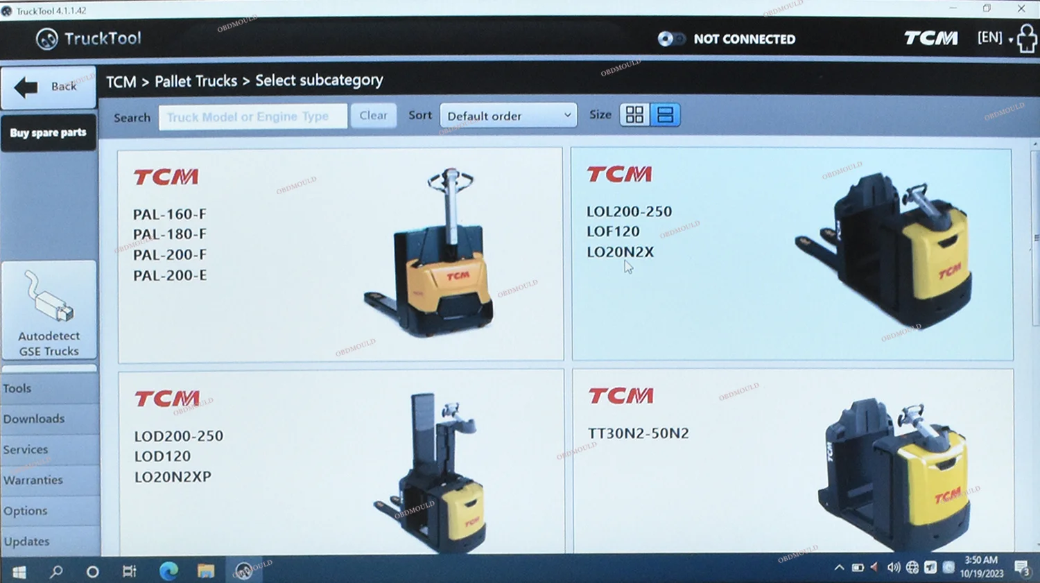 CF53 ноутбук TruckTool универсальный инструмент диагностики вилочной погрузки Подходит для Mitsubishi, ET, TCM, UNICARRIERS, ROCLA, NICHIYU
