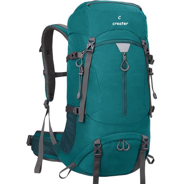 Sac à dos de randonnée de voyage pour hommes résistant à l'eau 50L avec housse