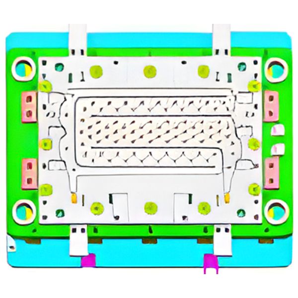 L3AL-1201 Moule d'emboutissage automobile 450mm - Moule progressif pour refroidisseur d'air