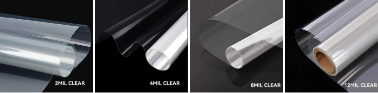 4Mil Clear Safety Bulletproof Safety & Security Film Tint for Building Window