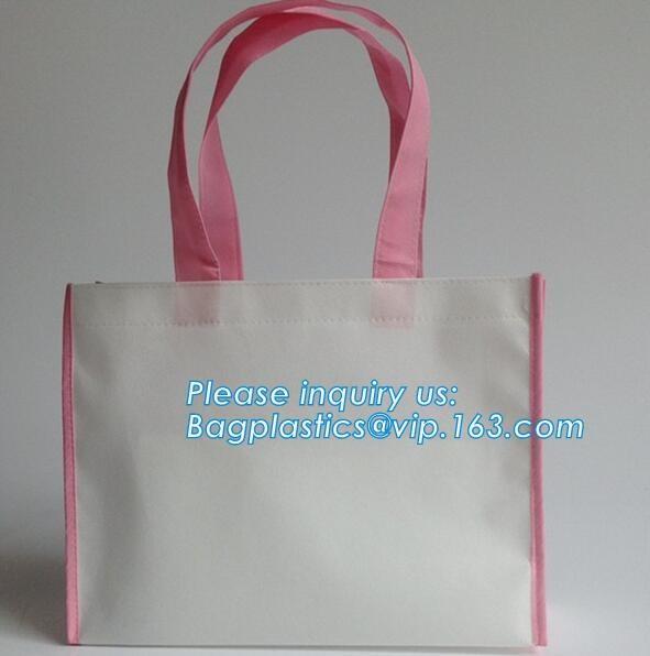 Promotional custom fabric reusable shopping bag metallic laminated non woven bag, Machine Made Heat Seal Eco Friendly No