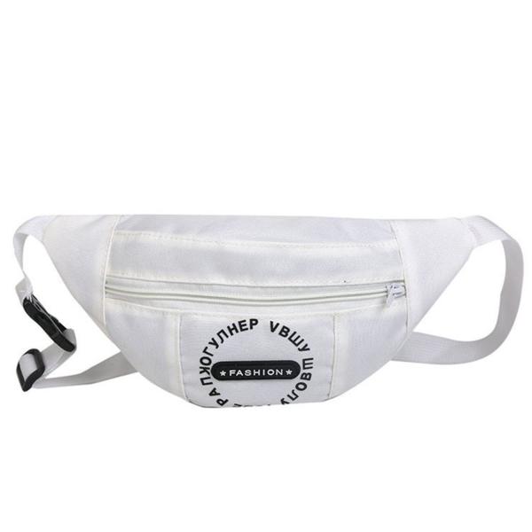 Hip hop cool Fanny pack a solid color retro women's trend crossbody bag with matching monogram crossbody bag