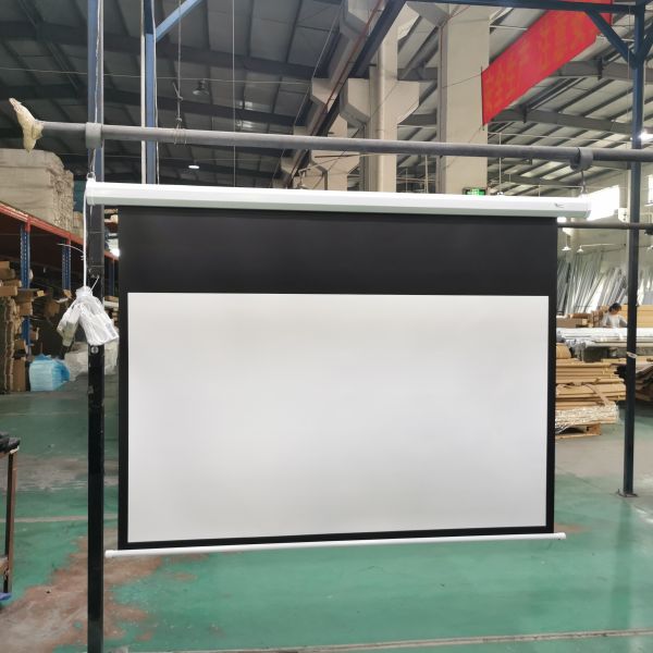 Экран проекции HD электрический с дистанционным управлением для домашнего кинотеатра