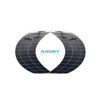Inóspito branco durável 100w 12V 18v Flexível Kit de painel solar módulo pv mono curvatura Off Grid sistema Para RV Boat Campers