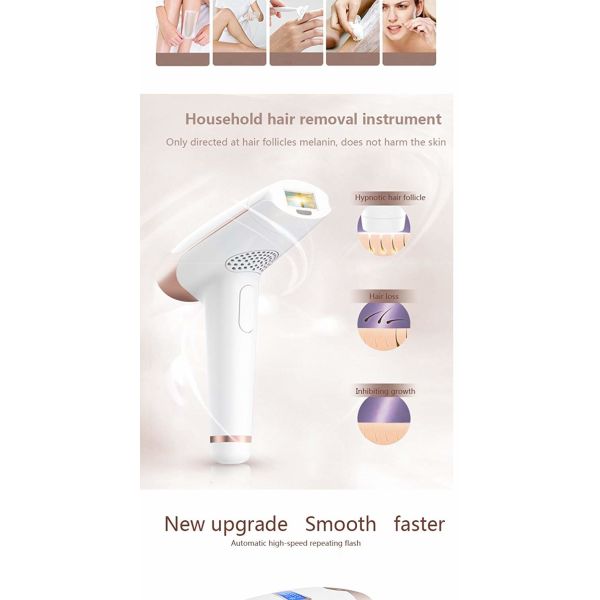 2 In 1 400000 Flashes 4.2cm² Home Laser Hair Removal Device