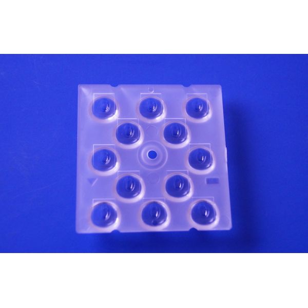 SMD 3030 Led Lens , TP4-S 50x50mm Led Optical Lens For Led Street Light