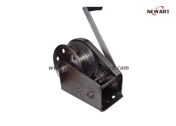 1800 Lbs Professional Manual Hand Winch Stainless Steel Brake Hand Winch Marine Grade
