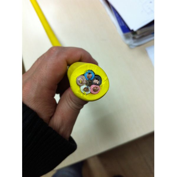 Black Heavy Rubber sheathed Cable EPR Insulated CPE Fire Resistant