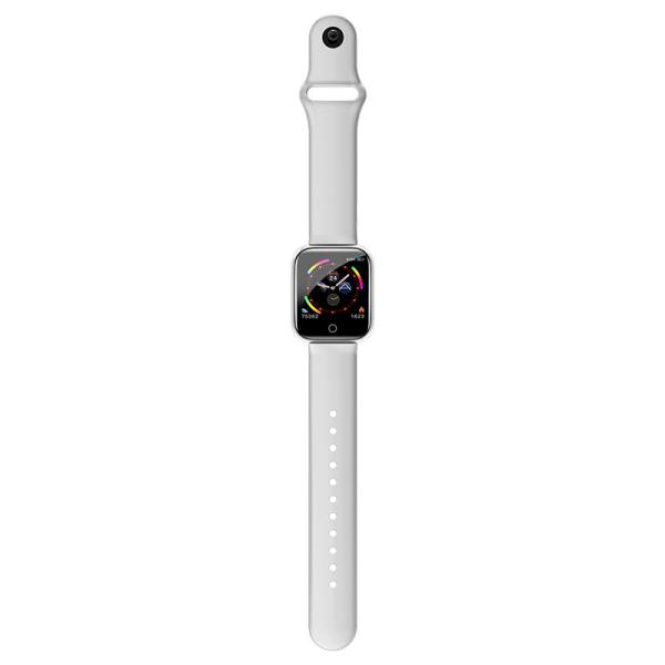 Zinc Alloy Plating 128KB 170mAH Square Shape Smart Watches