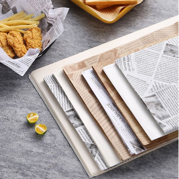 Customized Colour Greaseproof Baking Sandwich Wrapping for Picnic Baskets and Sheets