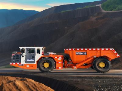 Carga útil de 15 toneladas no subsolo Camião de mineração de ouro marca DERUI ou OEM ODM
