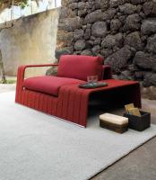 Exquisite Design Courtyard Garden Woven Rope Aluminum Sofa And Bench Chair Set