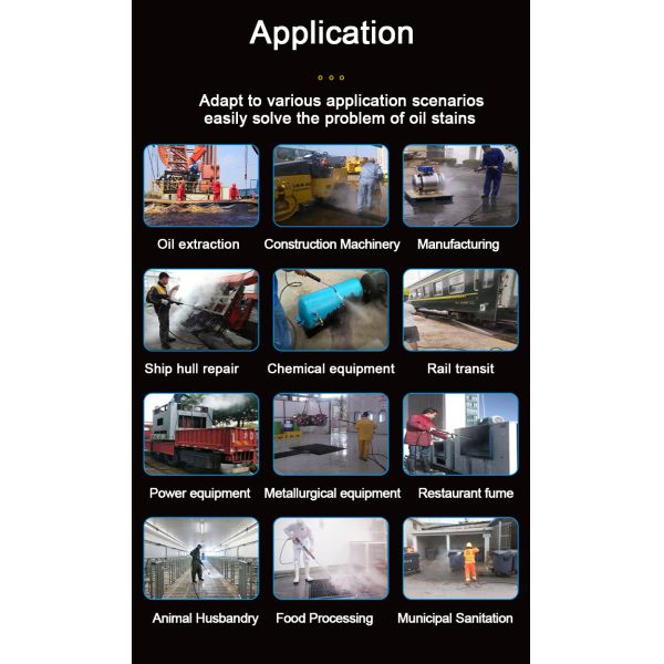 Nettoyeur haute pression à eau chaude XZY pour le nettoyage des huiles et des saletés, pour la dépollution des sols contaminés par les hydrocarbures