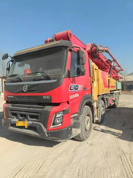 62m Concrete Pump Truck Equipment with  Volvo Chassis Stable Condition
