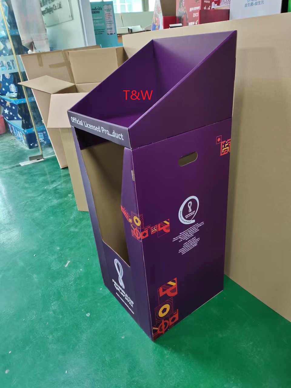Блоки индикатора Recyclable картона 100% свободные стоя для шарика ноги/бутылки напитка