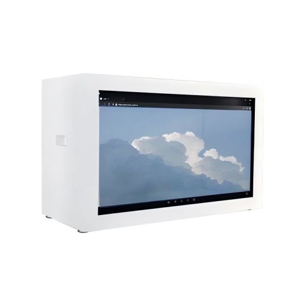 4K Ultra HD Resolution 55-inch see through lcd display Cabinet for Touch Interactive Experience