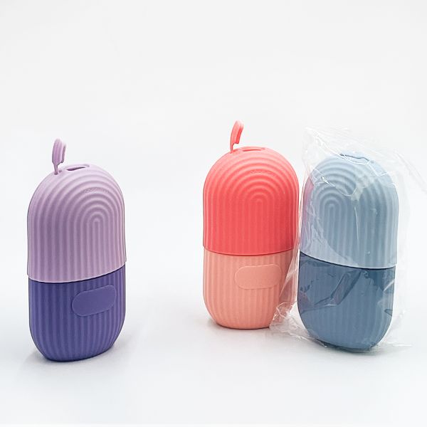Target Area No Plugs Type Silicone Ice Molds for Facial Cube Ice Roller Face and Body