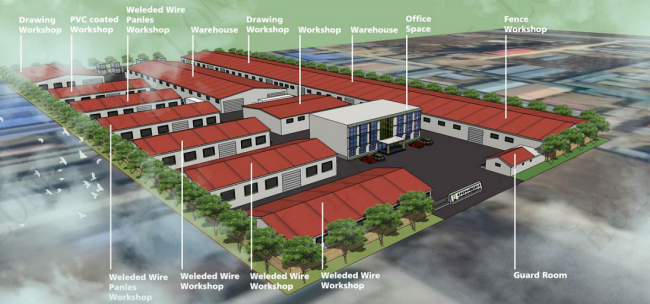 Cages en pierre galvanisées galvanisées