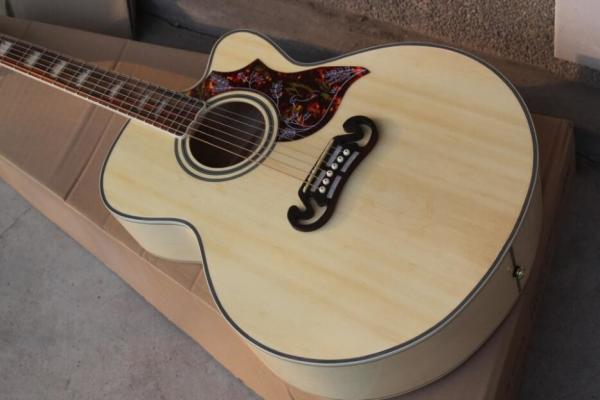 2018 New CUSTOM H-Bird acoustic guitar Cutaway G200 body H-Bird electric acoustic guitar