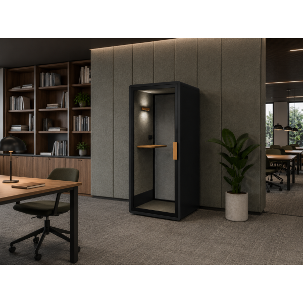 220V Mini Modern Office Soundproof Booth Built In Ventilation System OEM