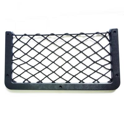 Bus Coach Seat Back Storage Bag Organizer Plastic Magazine Net for Universal Vehicle