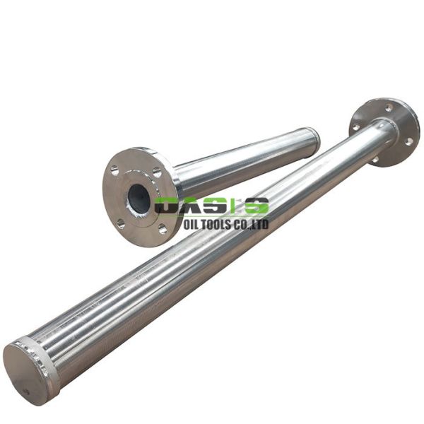 High Flow Efficiency with Minimal Pressure Drop Flange Ending Wedge Wire Lateral Gas Filter Element