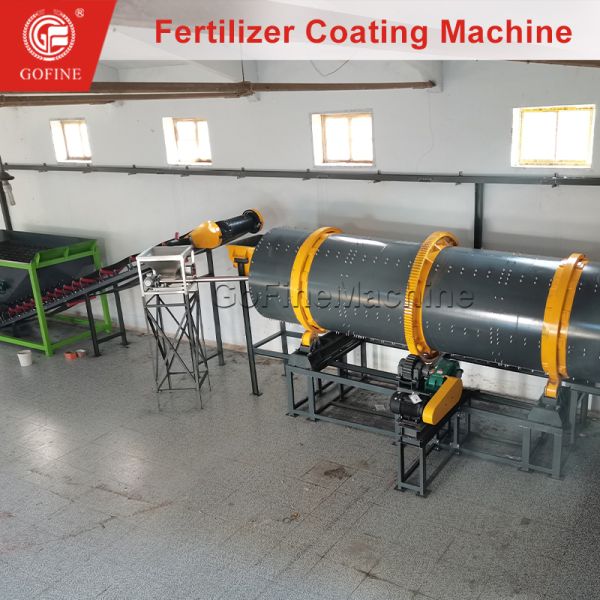 Industrial-Scale Fertilizer Coating System With Automation