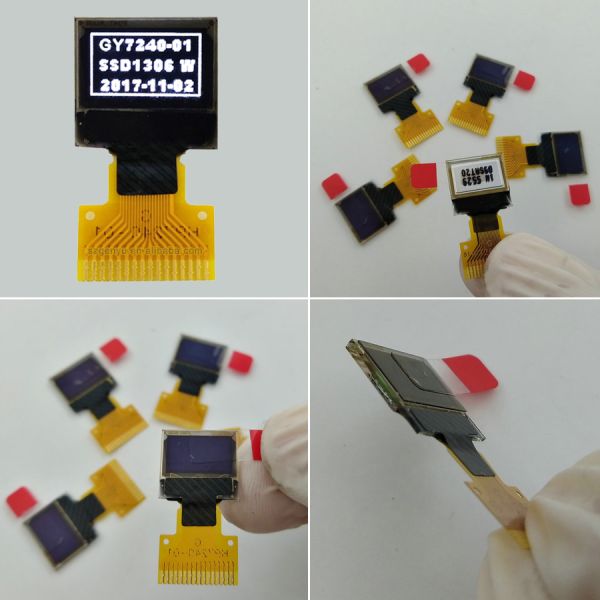 Micro OLED Display 0.42 Inch 72x40 Dot Matrix with I2C/SPI Interface for Arduino and Smart Devices