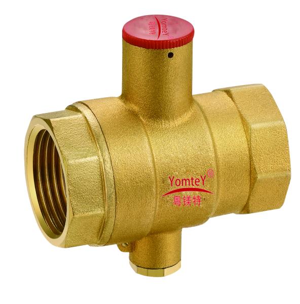 YomteY Brass Ball valve with Lock & Temperature-measuring Port